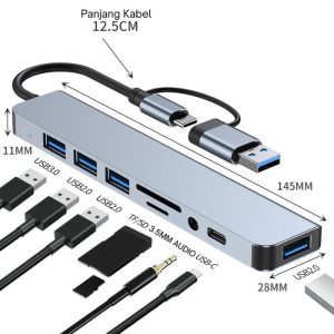 USB-C Hub 8-in-1
