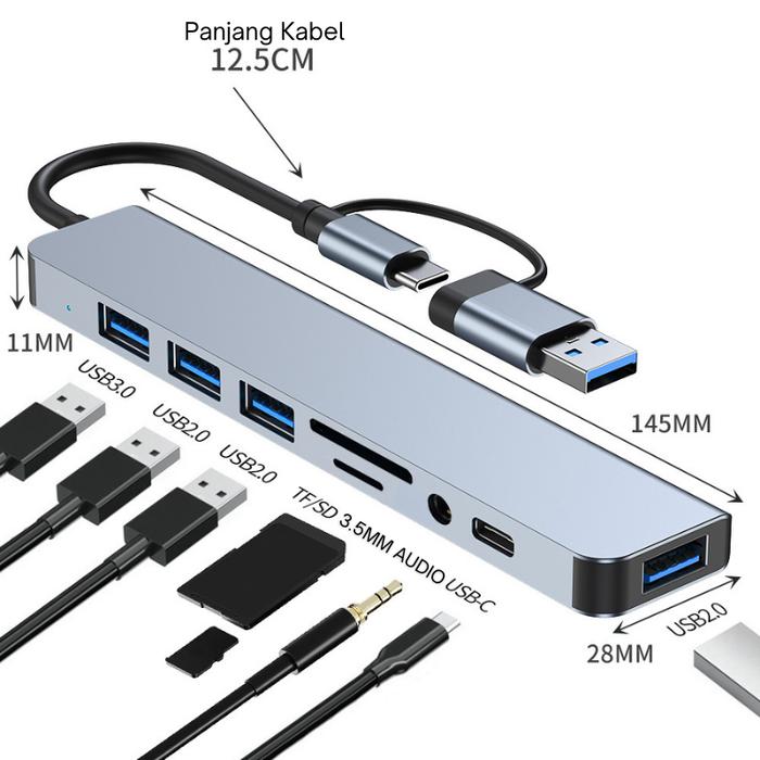 USB-C Hub 8-in-1
